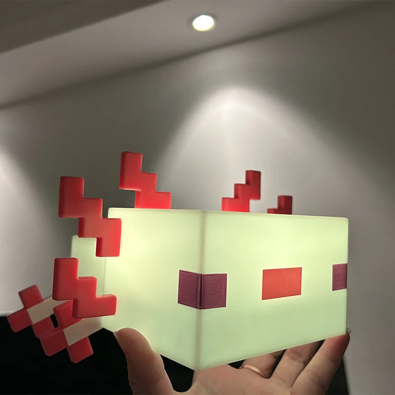 My Stitch Diy Model Lizard Bedroom Bedside Night Light 5 Colors Toy Atmosphere Light Children'S Gift Decoration Table Lamp